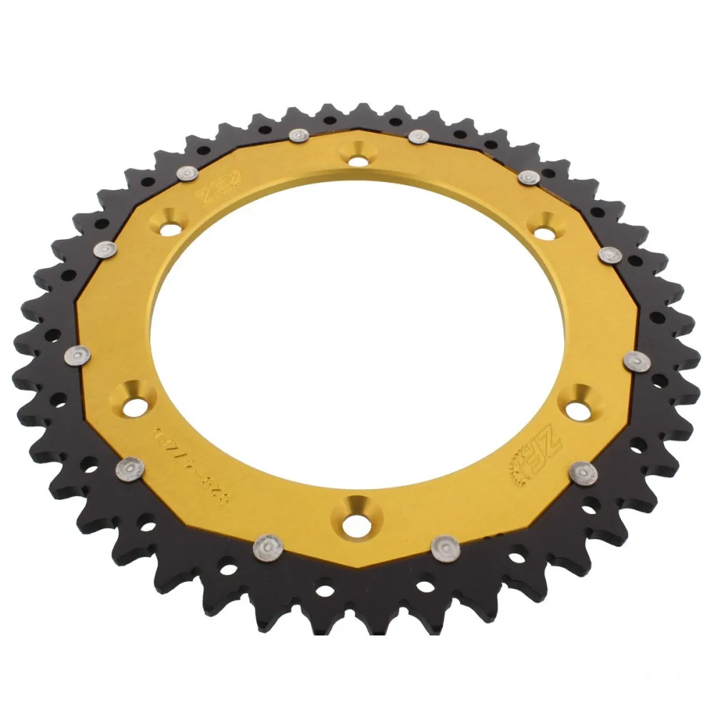 Kettenrad Teilung 520 Zähne 47 Alu-Dual gold ZF ZFD-828-47-GLD-104071205