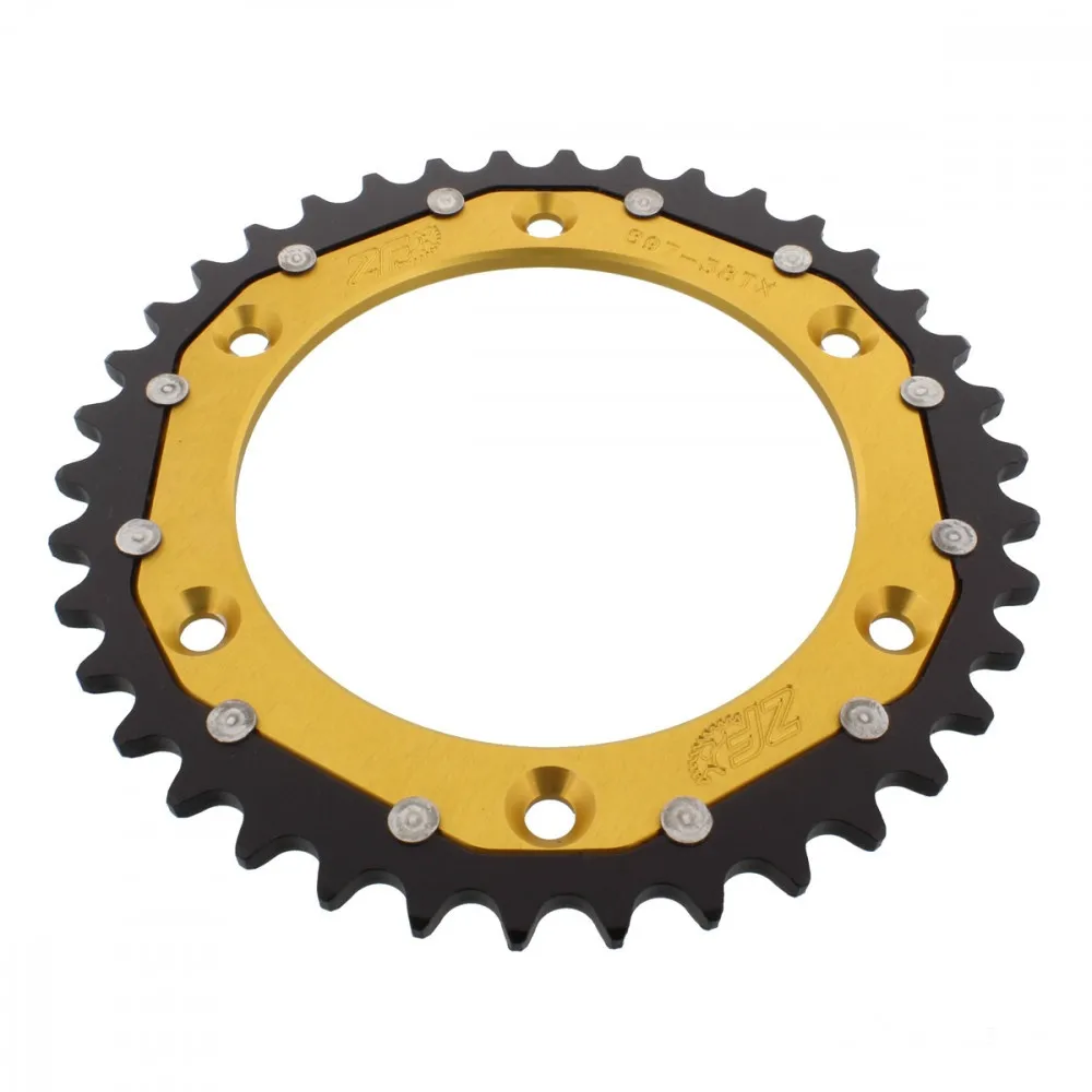 Kettenrad Teilung 520 Zähne 38 Alu-Dual gold ZF ZFD-897-38-GLD-104071243