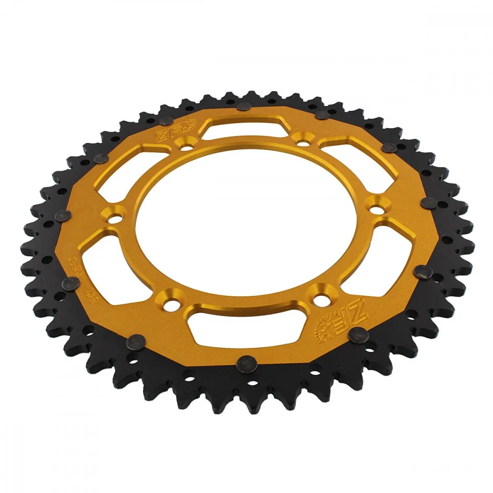 Kettenrad Teilung 520 Zähne 49 Alu-Dual gold ZF ZFD-897-49-GLD-104071267