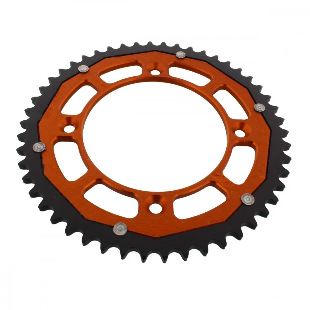 Kettenrad Teilung 428 Zähne 50 Alu-Dual orange ZF ZFD-895-50-ORG-104071239