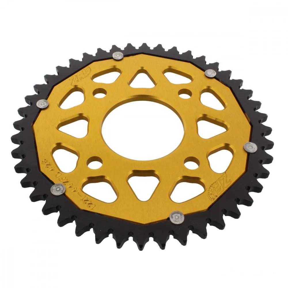Kettenrad Teilung 428 Zähne 44 Alu-Dual gold ZF ZFD-1221-44-GLD-104071018