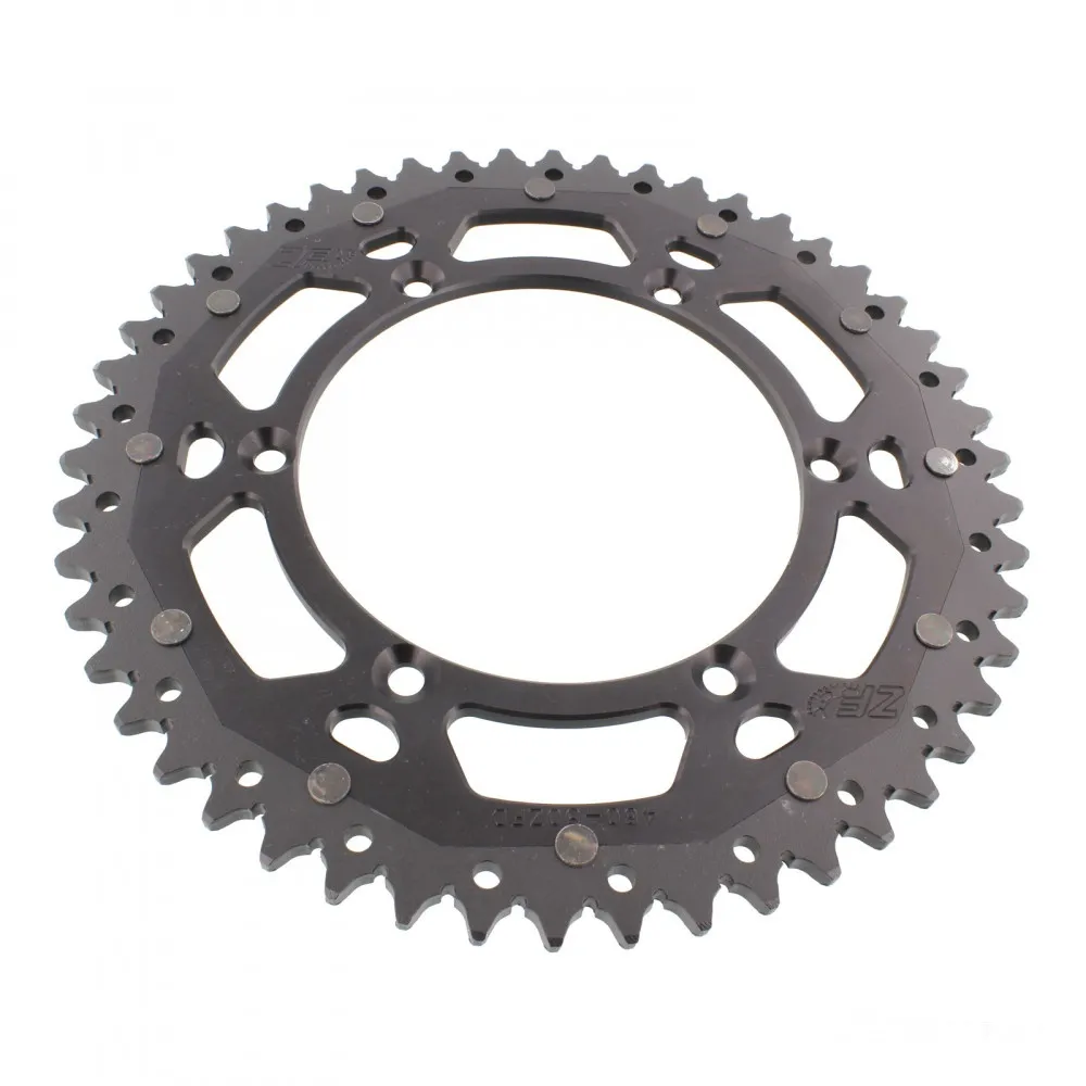 Kettenrad Teilung 520 Zähne 50 Alu-Dual schwarz ZF ZFD-460-50-BLK-104071084