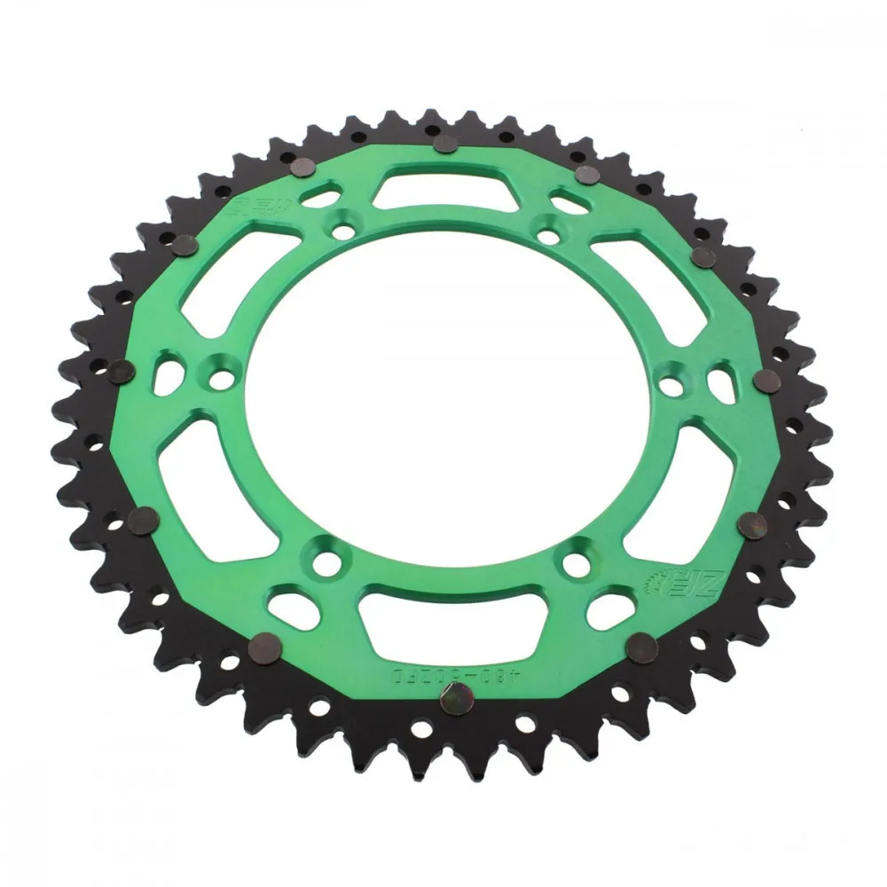 Kettenrad Teilung 520 Zähne 50 Alu-Dual grün ZF ZFD-460-50-GRN-104071087
