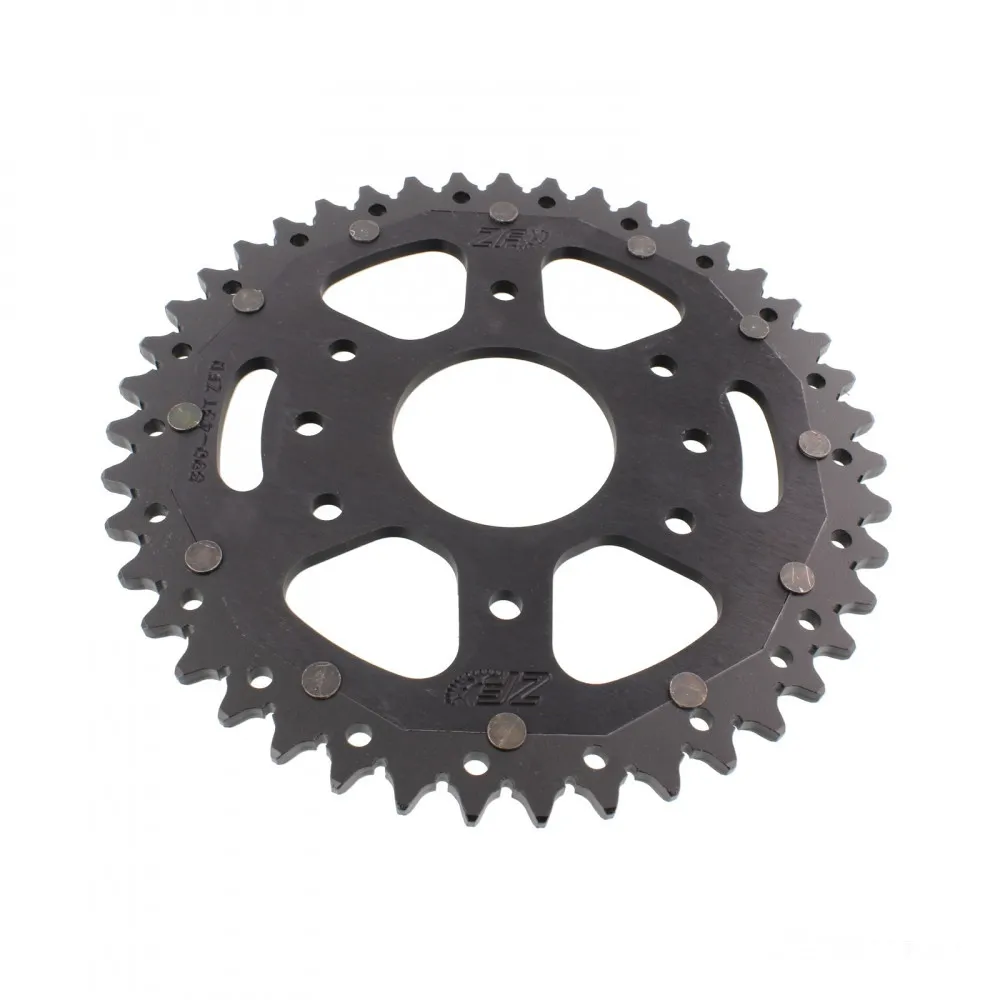 Kettenrad Teilung 520 Zähne 43 Alu-Dual schwarz ZF ZFD-890-43-BLK-104071220