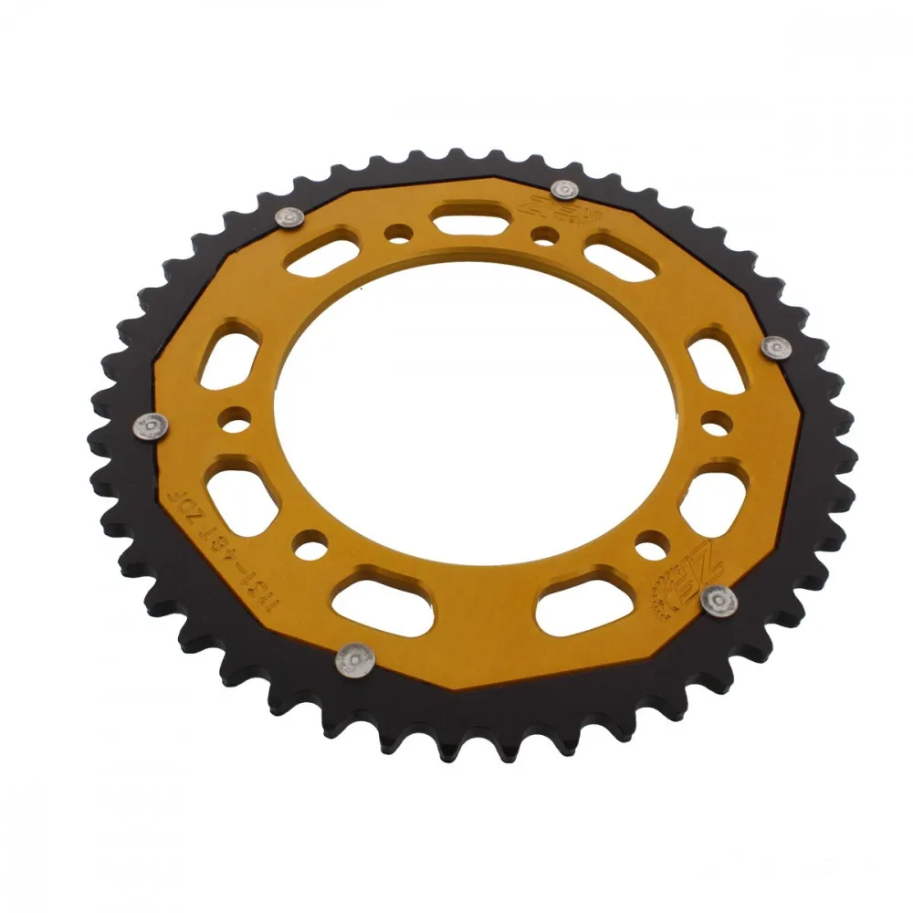 Kettenrad Teilung 420 Zähne 48 Alu-Dual gold ZF ZFD-1131-48-GLD-104071000
