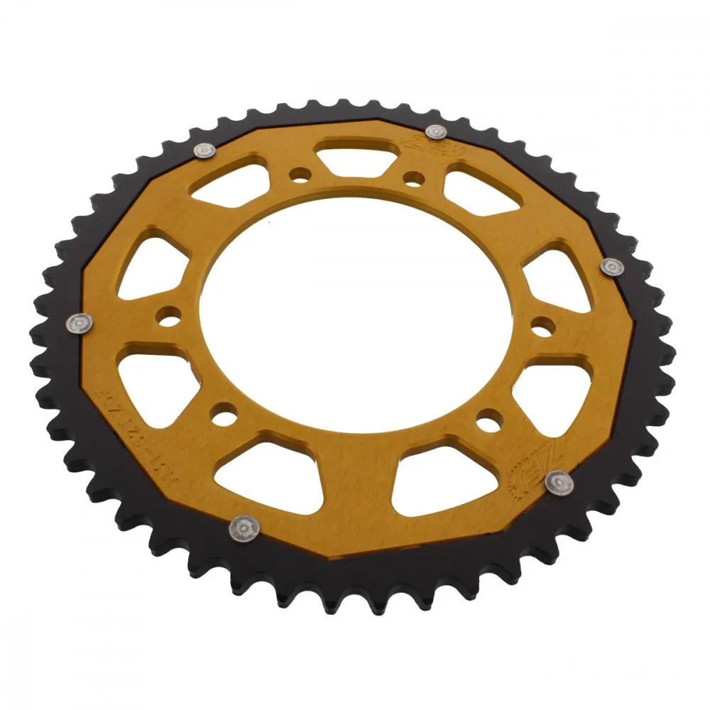 Kettenrad Teilung 420 Zähne 52 Alu-Dual gold ZF ZFD-1131-52-GLD-104071004