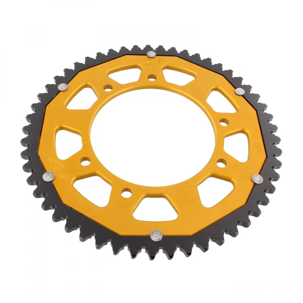 Kettenrad Teilung 420 Zähne 53 Alu-Dual gold ZF ZFD-1131-53-GLD-104071006