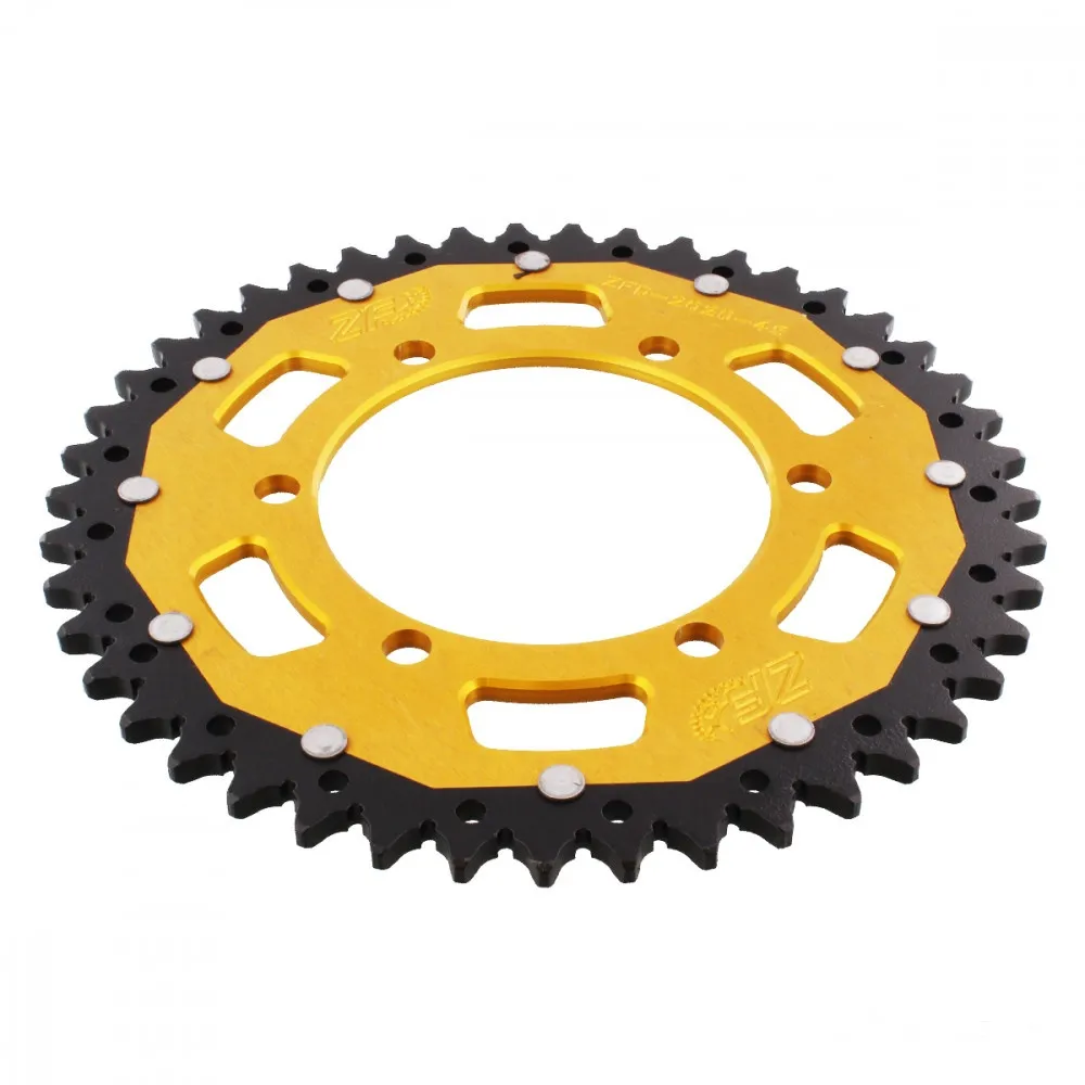 Kettenrad Teilung 520 Zähne 45 Alu-Dual gold ZF ZFD-2020-45-GLD-104071034