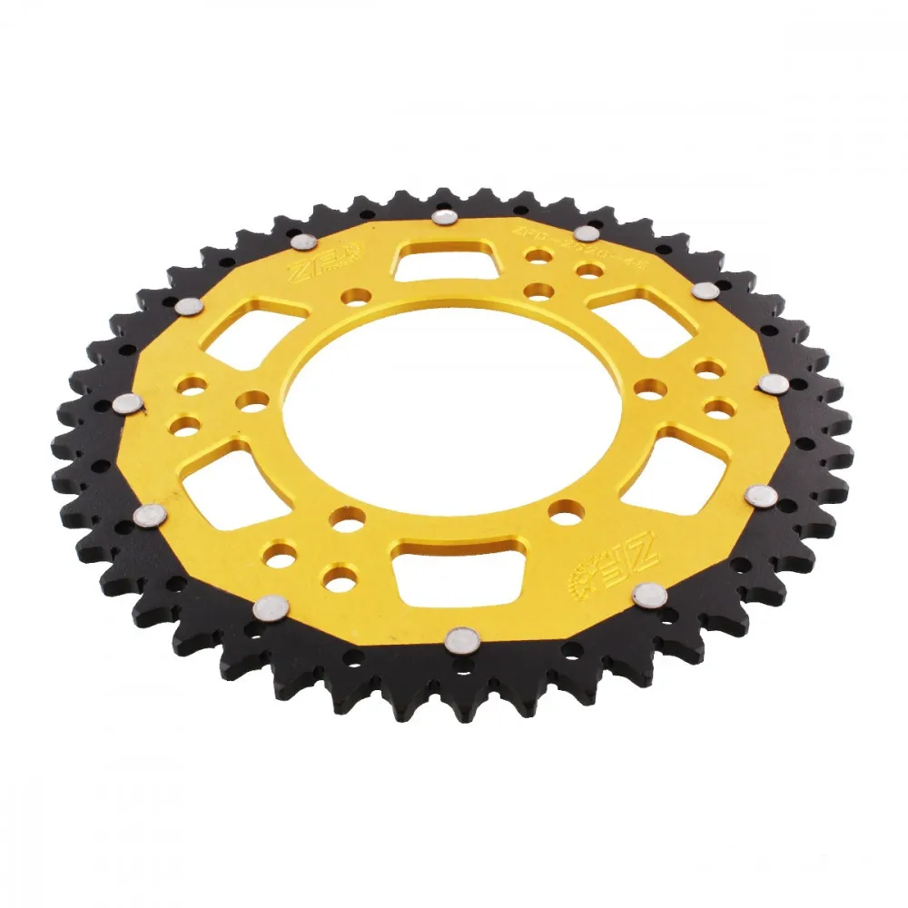 Kettenrad Teilung 520 Zähne 48 Alu-Dual gold ZF ZFD-2020-48-GLD-104071037