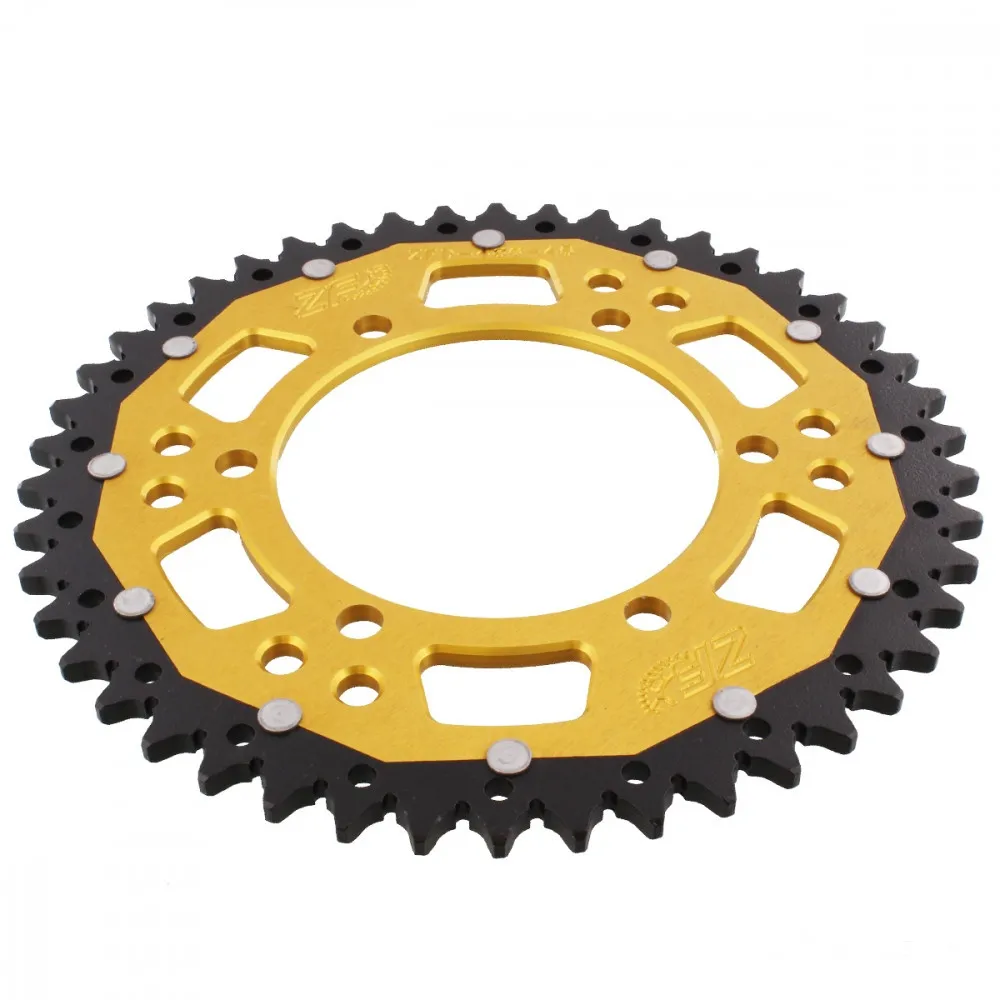 Kettenrad Teilung 520 Zähne 46 Alu-Dual gold ZF ZFD-486-46-GLD-104071114