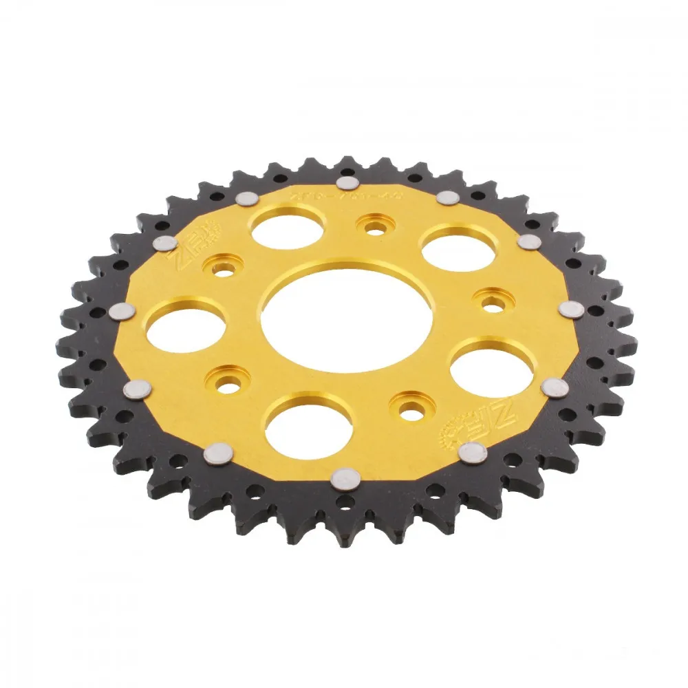 Kettenrad Teilung 520 Zähne 40 Alu-Dual gold ZF ZFD-701-40-GLD-104071124