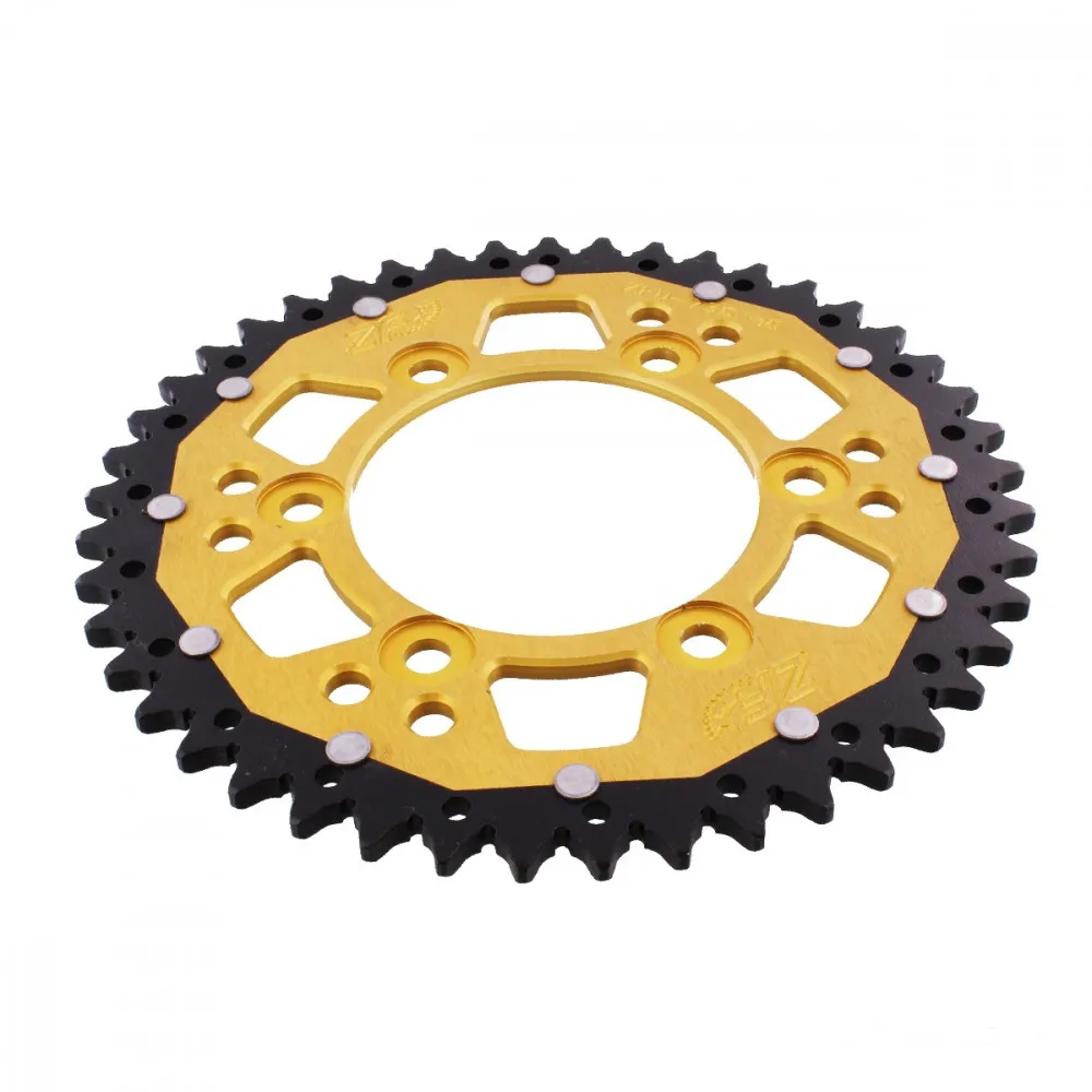 Kettenrad Teilung 520 Zähne 45 Alu-Dual gold ZF ZFD-735-45-GLD-104071135