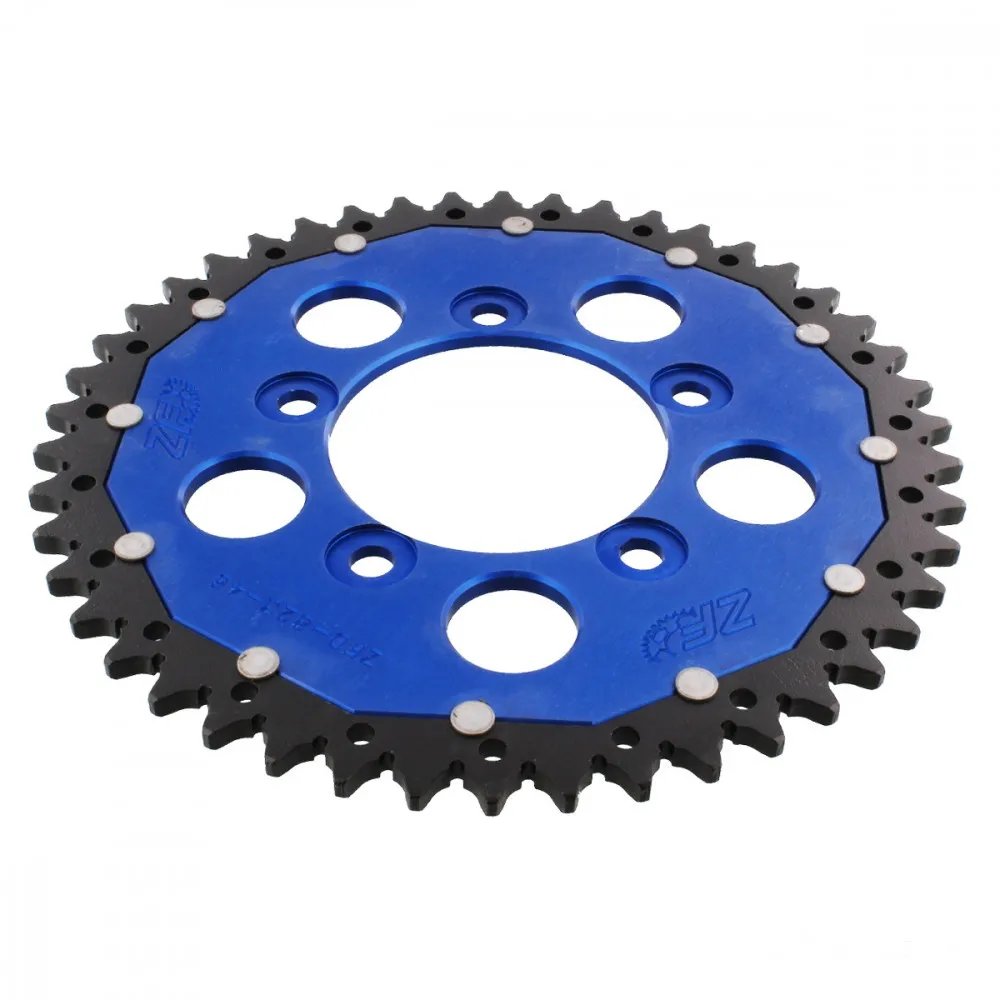Kettenrad Teilung 520 Zähne 46 Alu-Dual blau ZF ZFD-823-46-BLU-104071203