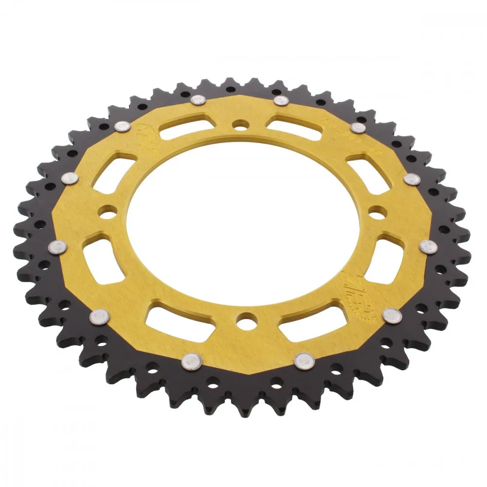 Kettenrad Teilung 520 Zähne 47 Alu-Dual gold ZF ZFD-857-47-GLD-104071217