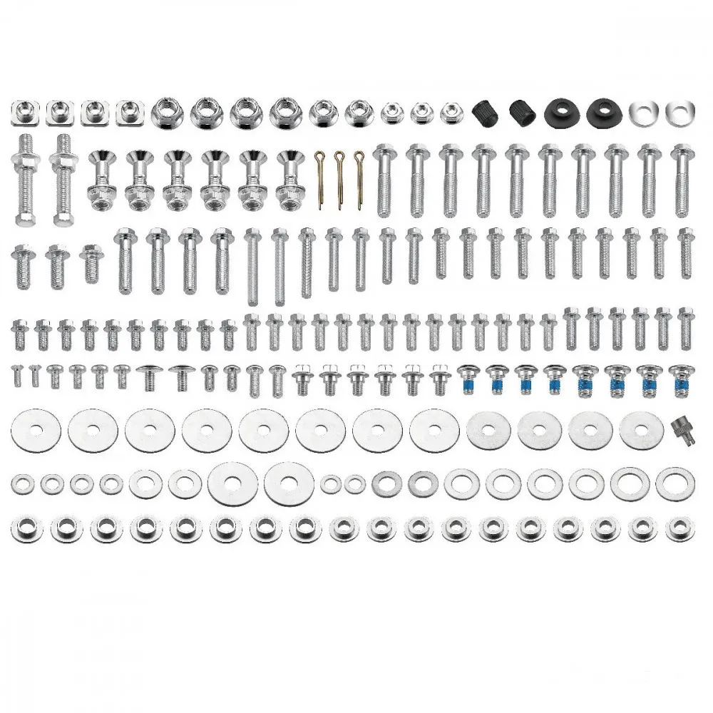 Motorradschraubensatz 169 teilig für kompatibel mit Suzuki RM, RMZ-119016313