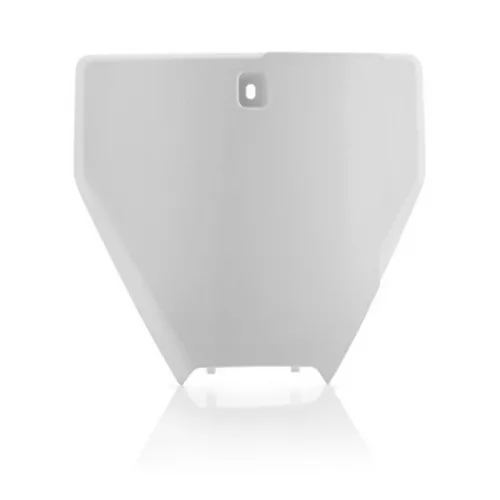 Nummernschild vorne weiße Farbe - Husqvarna Fc 250 2016-2018 - Husqvarna Fc 350 2016-2018 - Husqvarna Fc 450 2016-2018 - Husqvarna Tc 125 2016-2018 - Husqvarna Tc 250 2017-2018