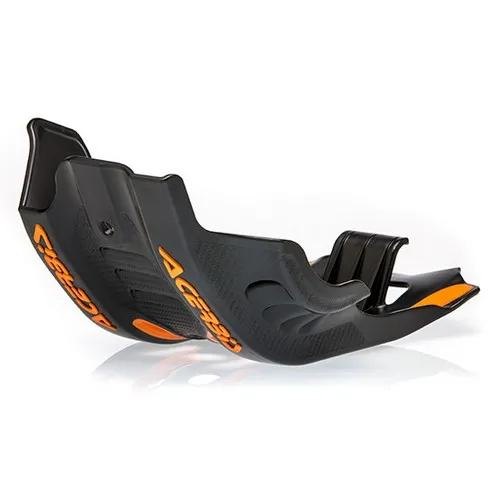 Untermotor aus schwarzem Kunststoff - Ktm Exc f 450 2017-2019 - Ktm Exc f 500 2017-2019