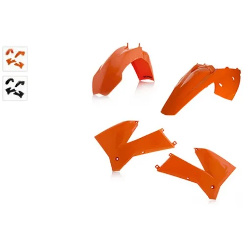 Kunststoff-Kit verschiedene Farben - Ktm Exc 125 2005-2007 - Ktm Exc 200 2005-2007 - Ktm Exc 250 2005-2007 - Ktm Exc f 250 2005-2007 - Ktm Exc f 400 2005-2007 - Ktm Exc f 450 2005-2007 - Ktm Exc f 525 2005-2007