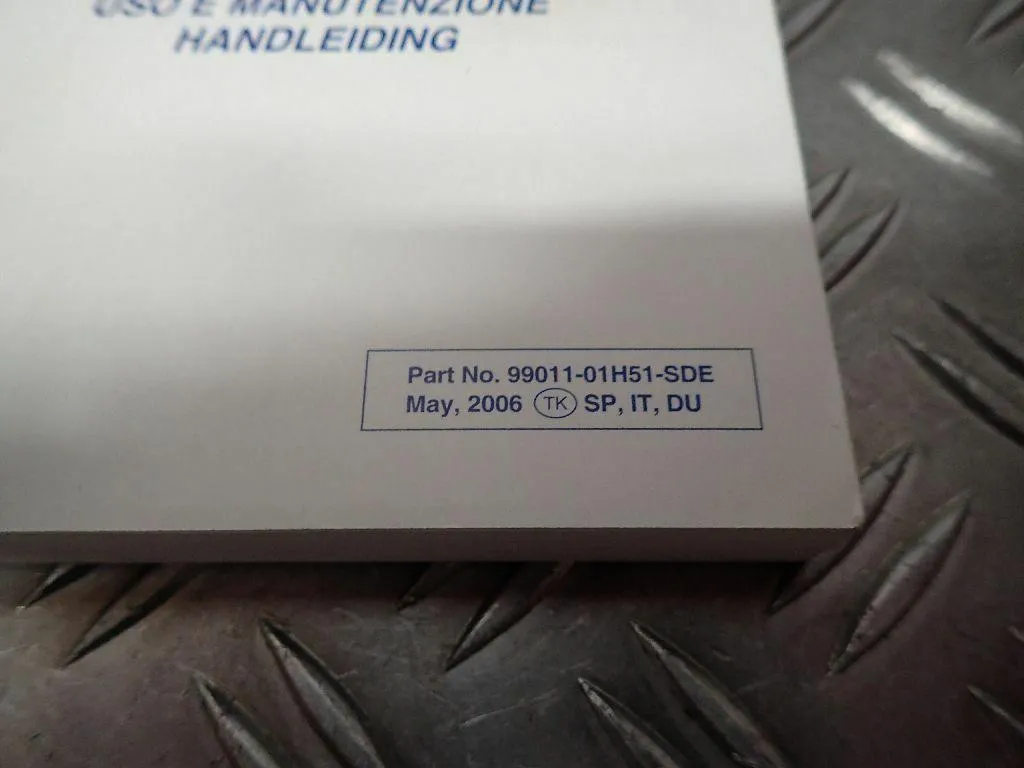 Bedienungsanleitung ES, IT, NL Buch Handbuch Suzuki GSX-R 600 BJ.06-07