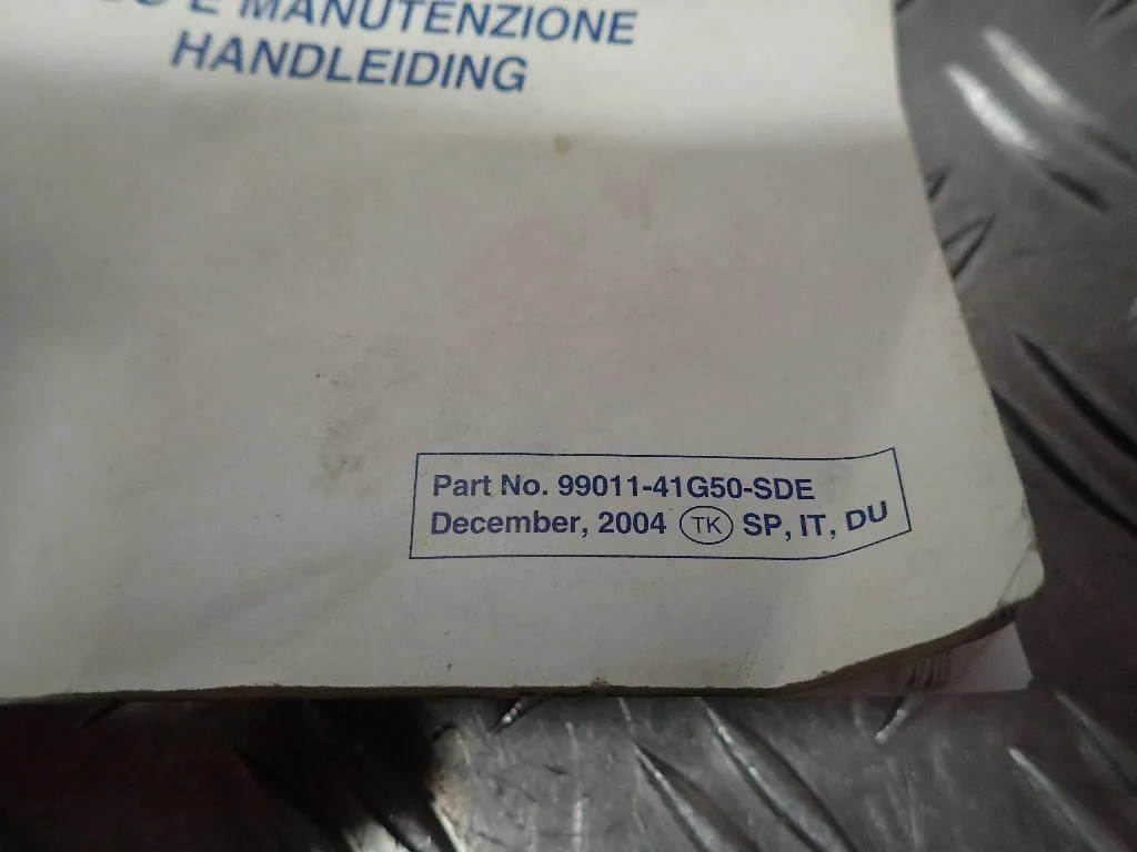 Bedienungsanleitung ES, IT, NL Handbuch Buch Suzuki GSX-R1000 BJ.05-06