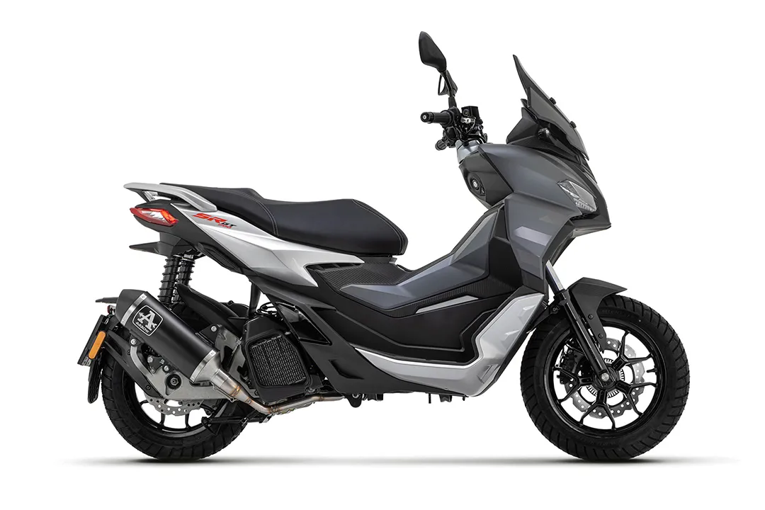 ARROW Auspuff DARK URBAN für Aprilia SR125 GT / SR200 GT Modelljahr 2022-