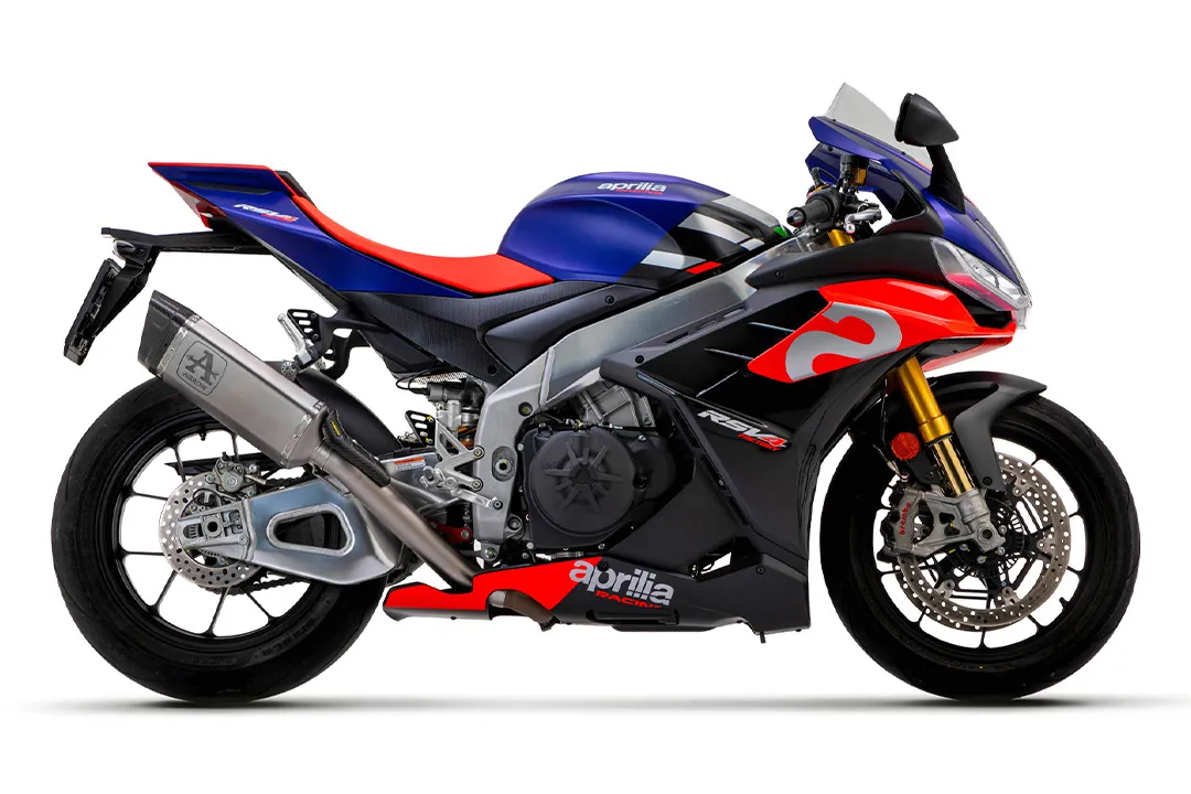 ARROW Racing-Auspuff PISTA mit Titan Zwischenrohr für Aprilia RSV4 1100 Factory 2021- , Tuono V4 2025-