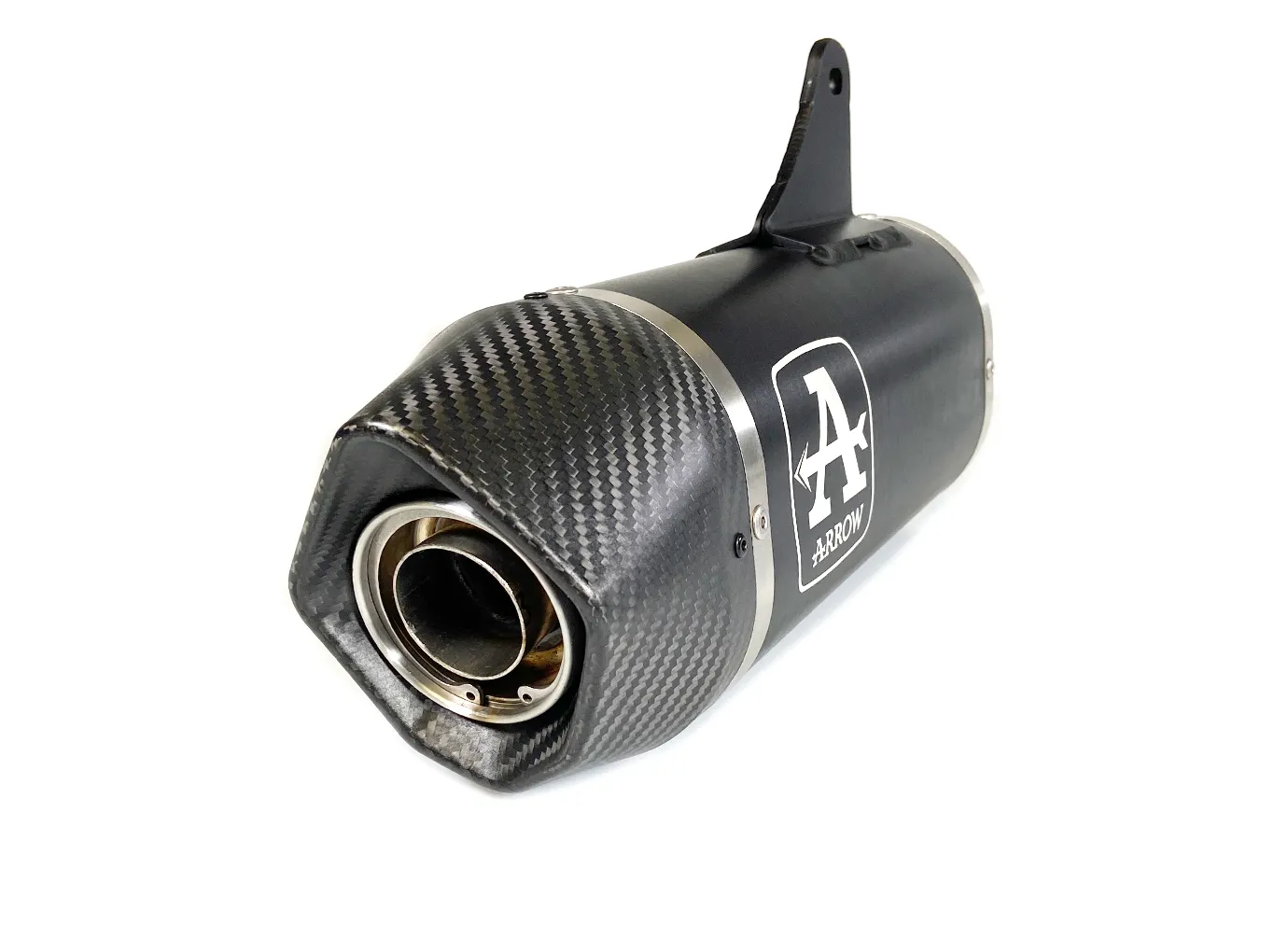 ARROW Auspuff INDY RACE DARK Aluminium für Moto Guzzi V100 Mandello Modelljahr 2023-