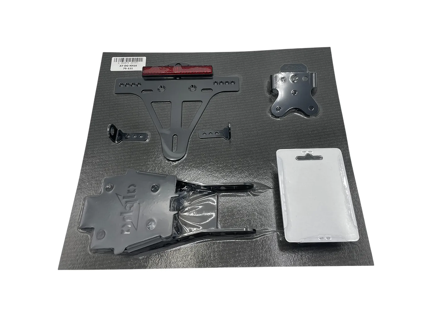 alpha Technik Kennzeichenhalter für Suzuki GSX-S1000 / GSX-S1000F, ab Modelljahr 2015-, Typ DG / WDG0