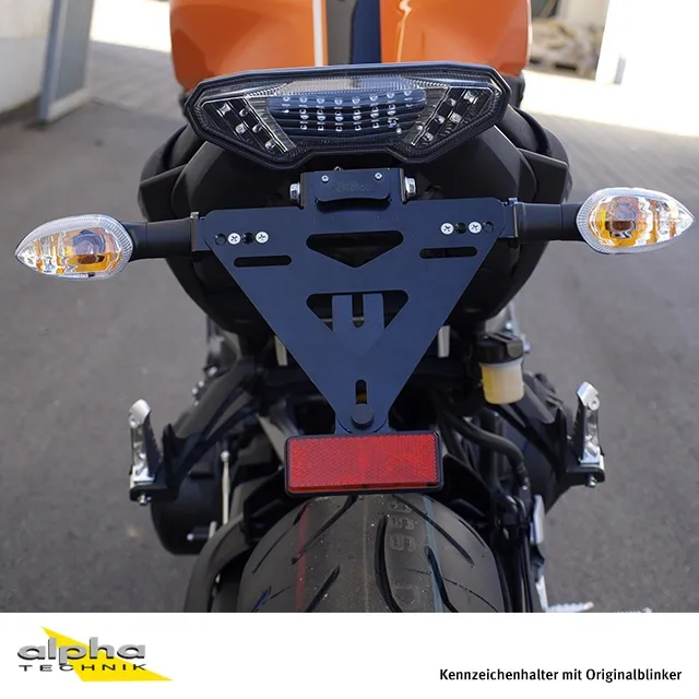 alpha Technik Kennzeichenhalter für Yamaha MT09/ABS, RN29 für MT09 Sport Tracker RN29