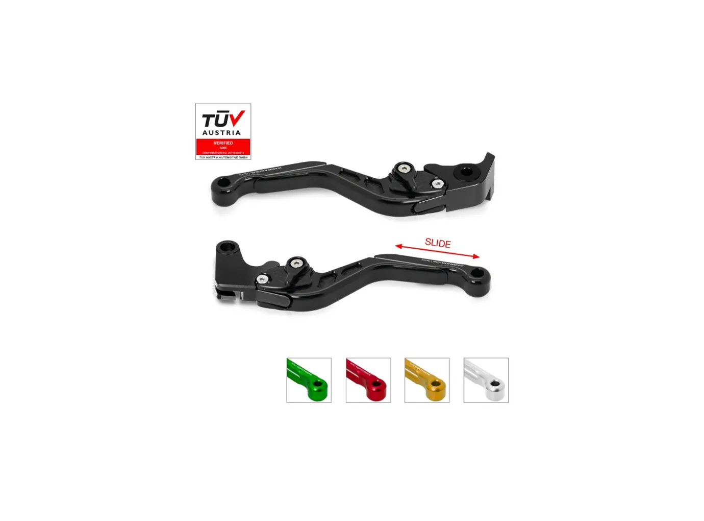 Barracuda Brems- und Kupplungshebelsatz Kawasaki Z900 / Z650 / Ninja 650 / Versys 650 / Versys 1000