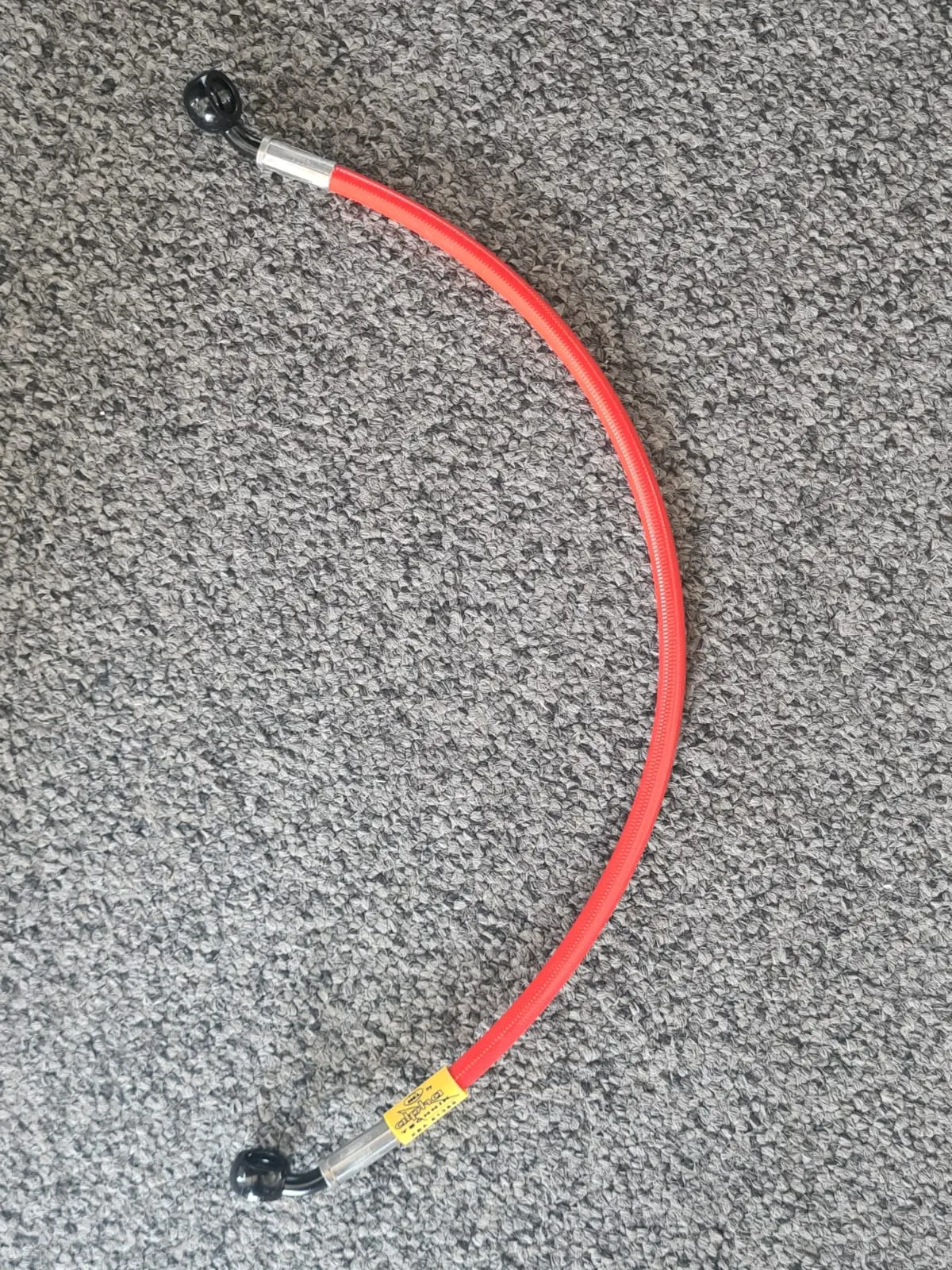 HEL Stahlflexleitung vorne und hinten Verlegeart OEM für Suzuki GSF650S ABS Bandit Front 2005 - 2006, Edelstahl