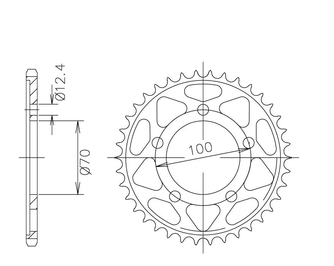Alu Kettenrad BMW Z-43