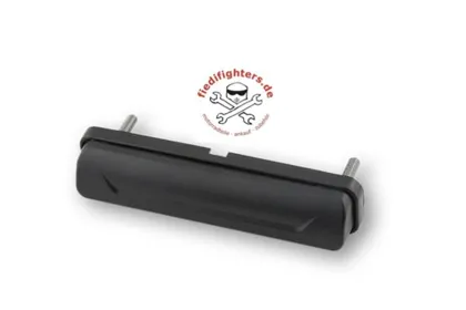 LED Kennzeichenbeleuchtung ST-7, schwarz, E-geprüft. verschraubbar, schwarz