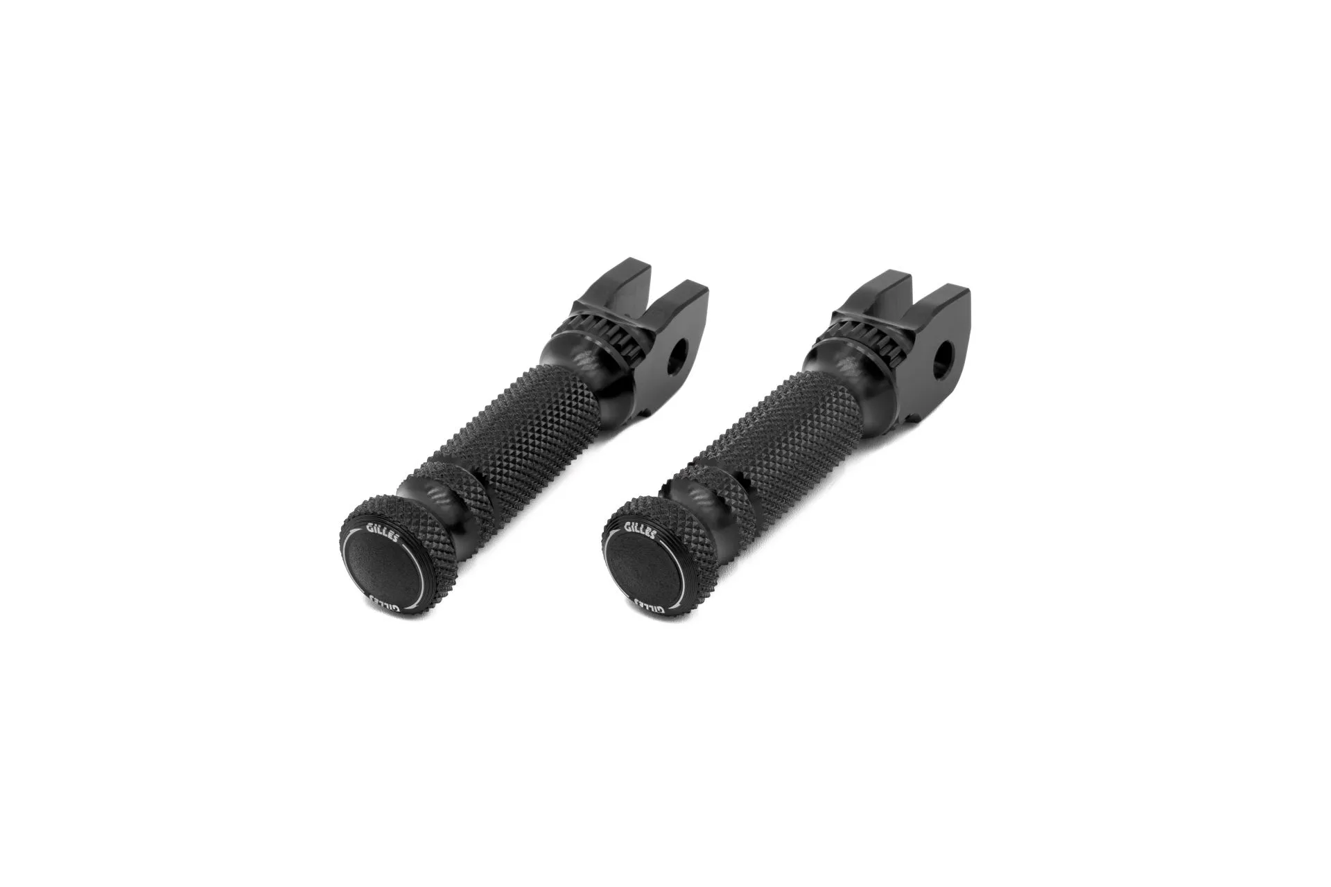 Gilles Austauschfußrasten-Kit Sport, Fahrer, schwarz für Kawasaki Z650,ZXR6,ZZR1400