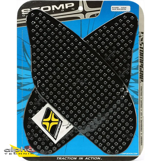 Stompgrip schwarz, Volcano, für Suzuki GSXR600/750
