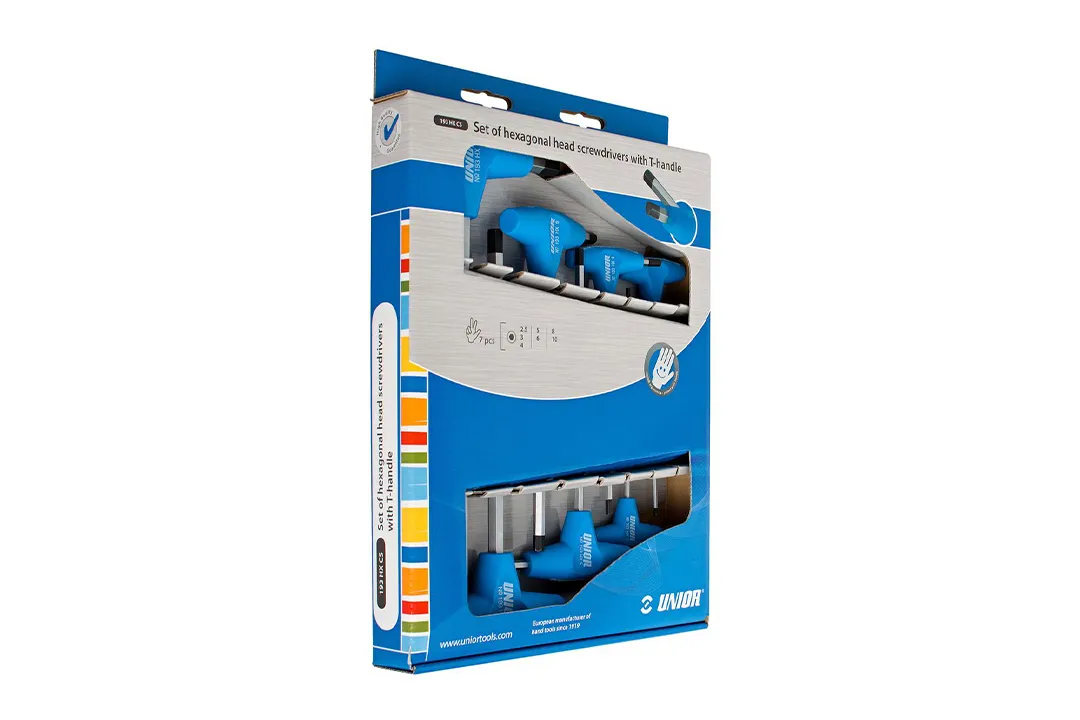 UNIOR Sechskant Stiftschlüssel mit T-Griff