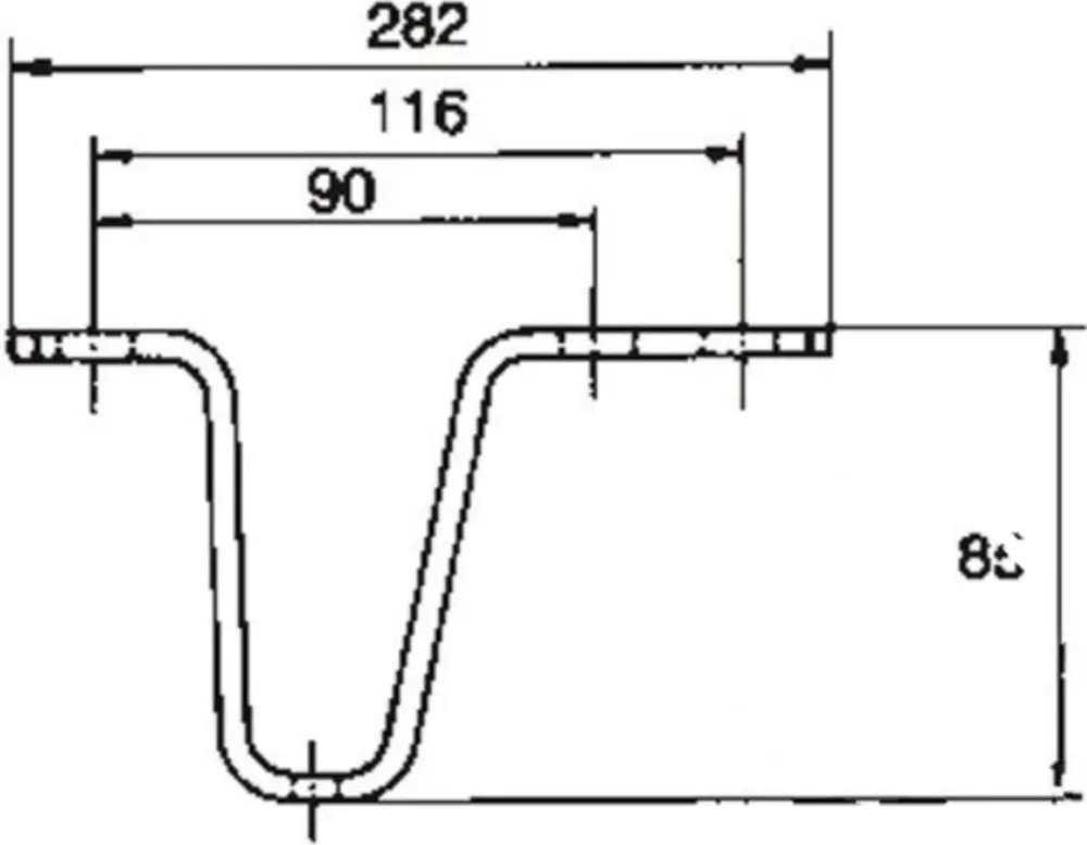 Deichselstütze für Rohrdeichsel
