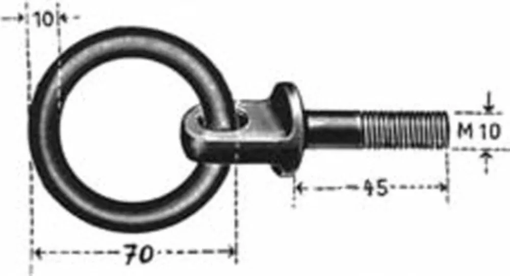 OESENSCHRAUBE M10X45MM