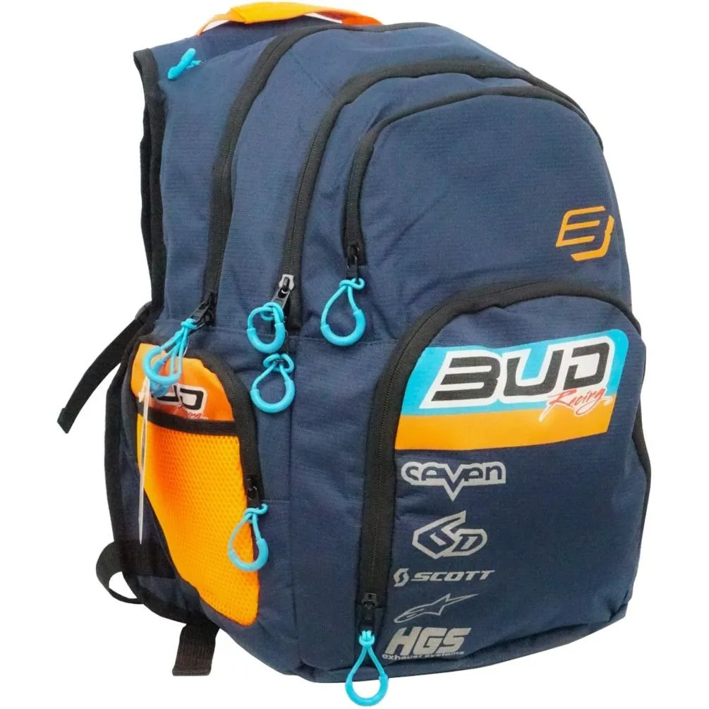 BUD RACING Backpack Navy / OrangeBPMFRACE