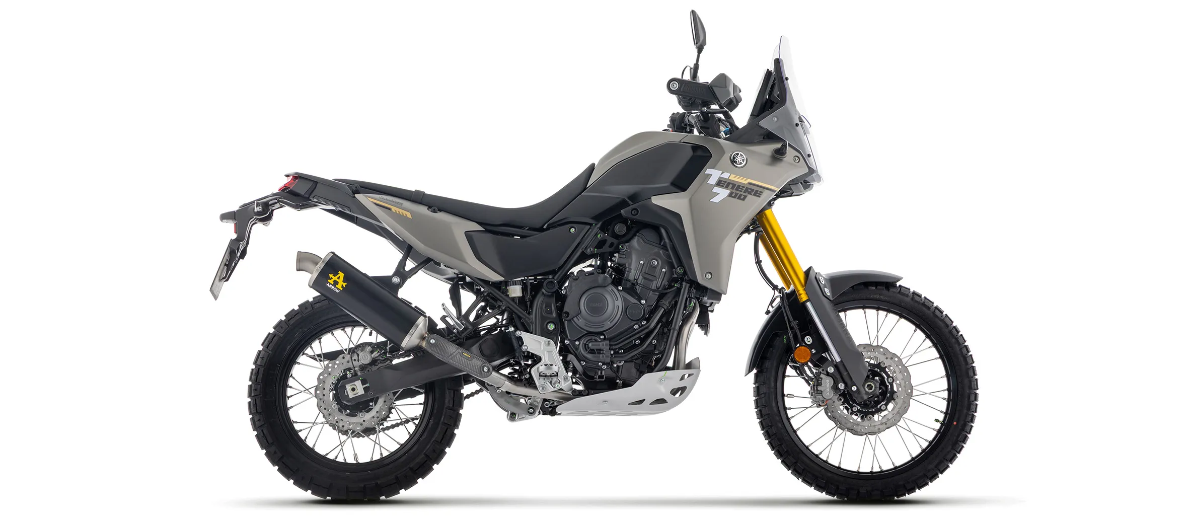 ARROW Auspuff INDY RACE DARK für Yamaha Tenere 700 DM20 2025-