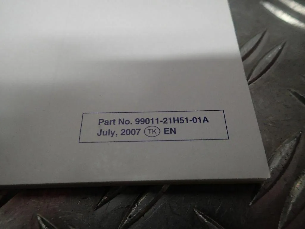 Bedienungsanleitung GB Buch Handbuch Suzuki GSX-R1000 BJ.07-08