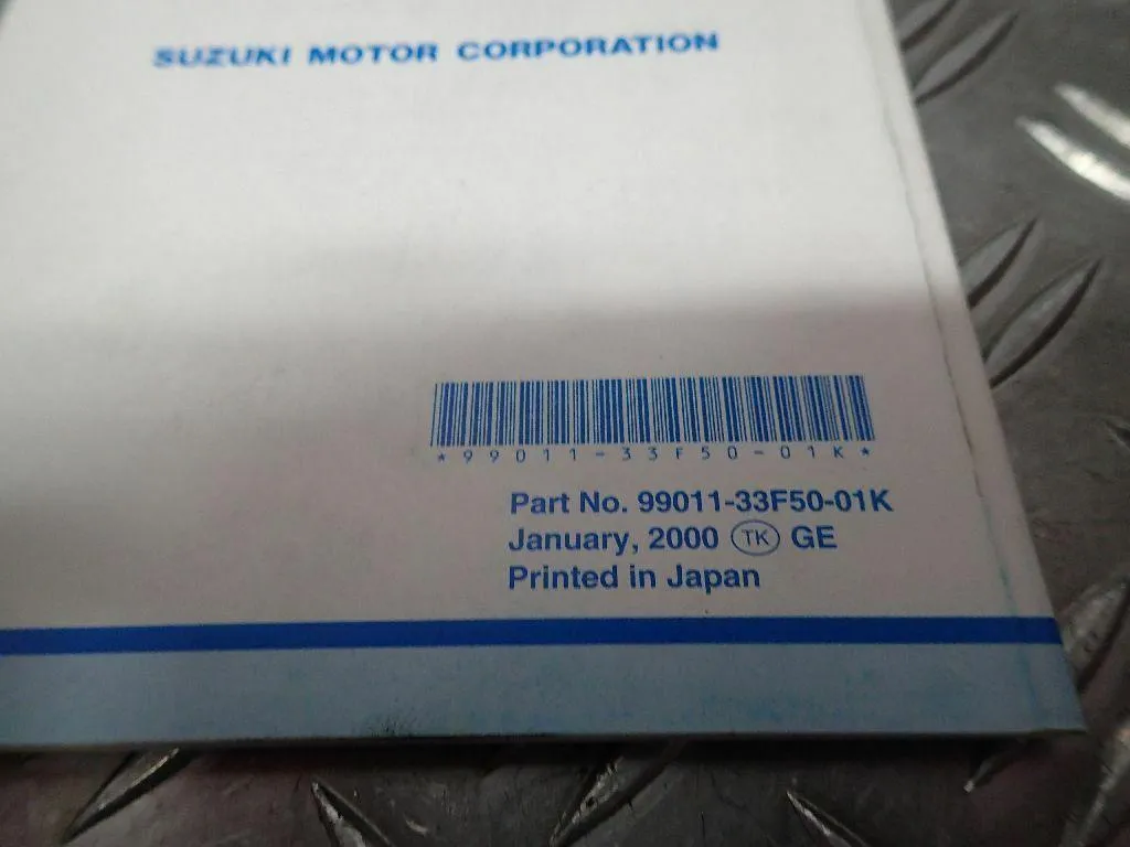 Bedienungsanleitung DE Buch Handbuch Suzuki GSX-R 750 BJ.00-01