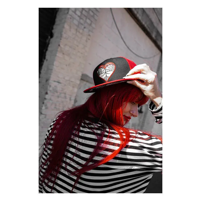 Down-n-Out Grab des Todes Snapback Cap Rot