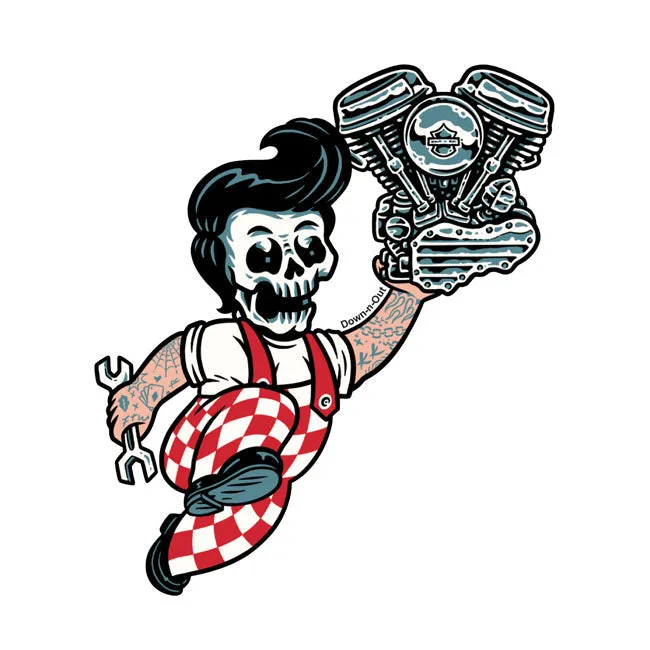 Down-N-Out Big Bore Aufkleber