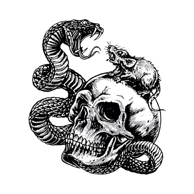 Down-N-Out Trust No One Aufkleber