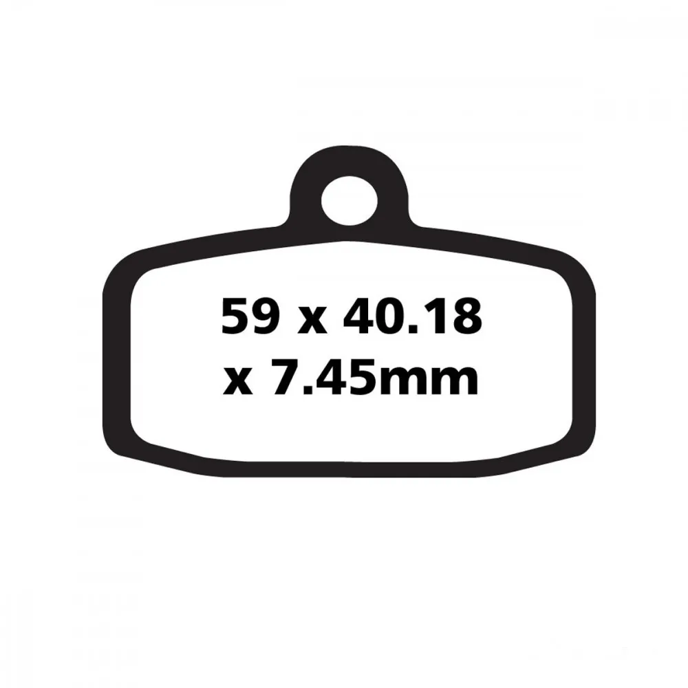 Bremsbelag vorne EBC FA612R Sinter Off-Road-104013946