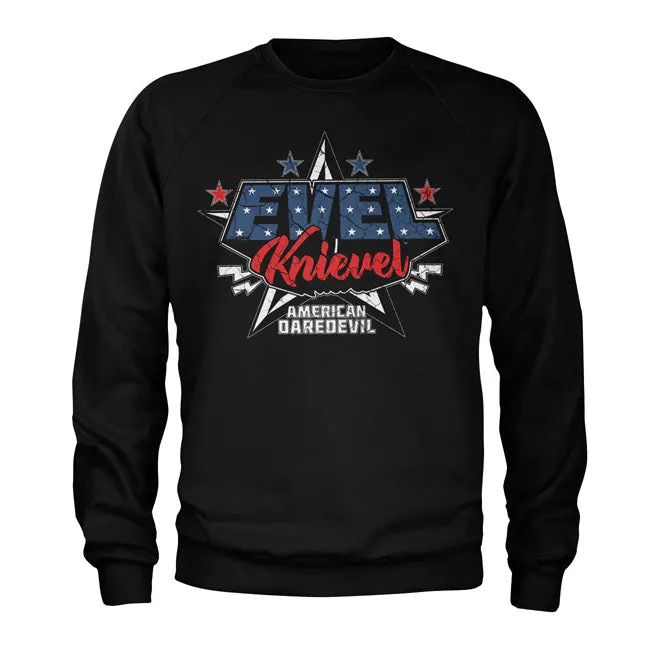 Evel Knievel American Daredevil Pullover Schwarz