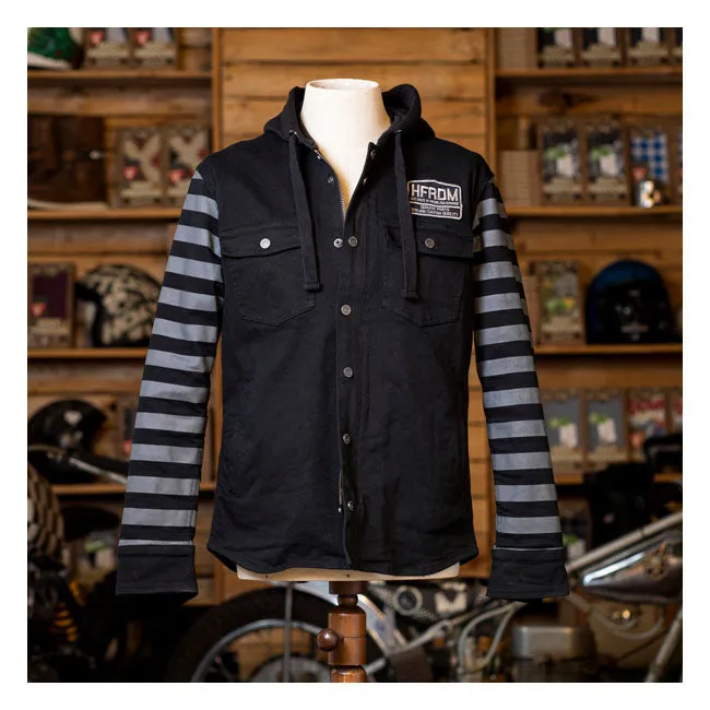 Heilige Freiheit Folsom Windstop Hoodie Schwarz