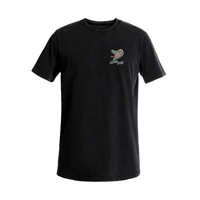 John Doe Snake II T-Shirt Schwarz