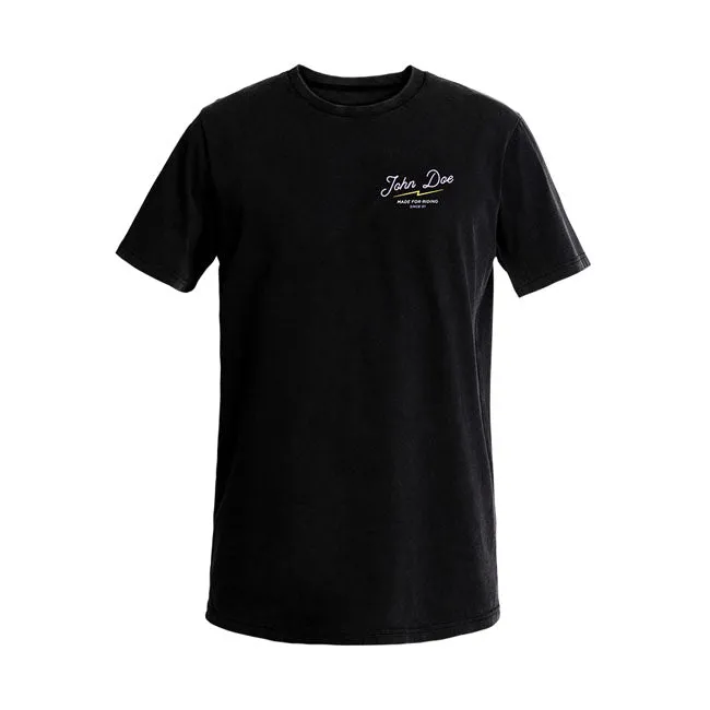 John Doe Wave T-Shirt Schwarz